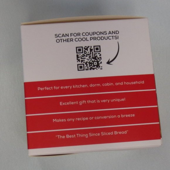 4/$14 THE KITCHEN CUBE-NEW-NEVER USED-YELLOW-All-in-One Measuring Cup - Picture 5 of 7